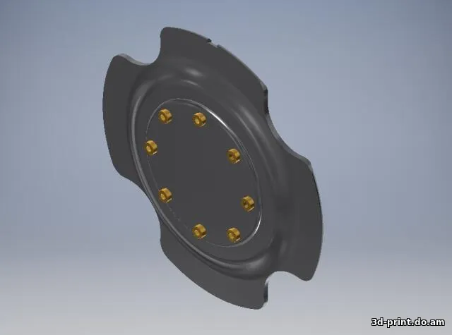 3D-модель "Декоративный колпак штатного литого диска Лада Гранта (Lada Granta)"