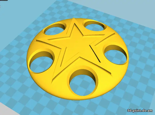 3D-модель "Колпак колесный автомобильный на VW Polo"