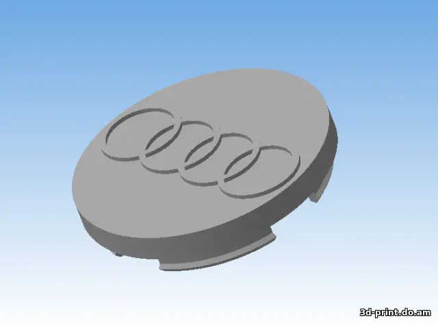 3D-модель "Колпачек для дисков Audi"