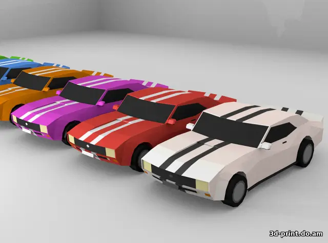 3D-модель "Лоу-Поли Маслкар"