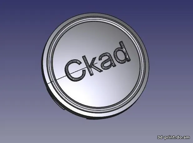 3D-модель "Заглушка литья Lada"