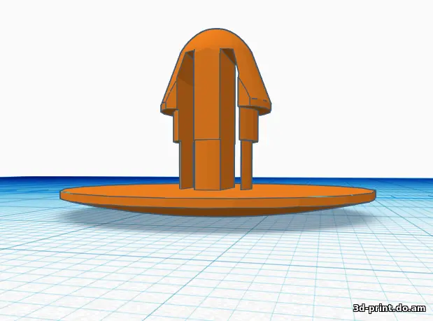 3D-модель "Клипса KJ-307 (Toyota 90467-09050)"