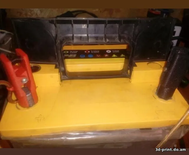 3D-модель "Клеммы зарядного автомобильного АКБ"