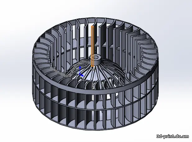 3D-модель "Вентилятор Opel Zafira"