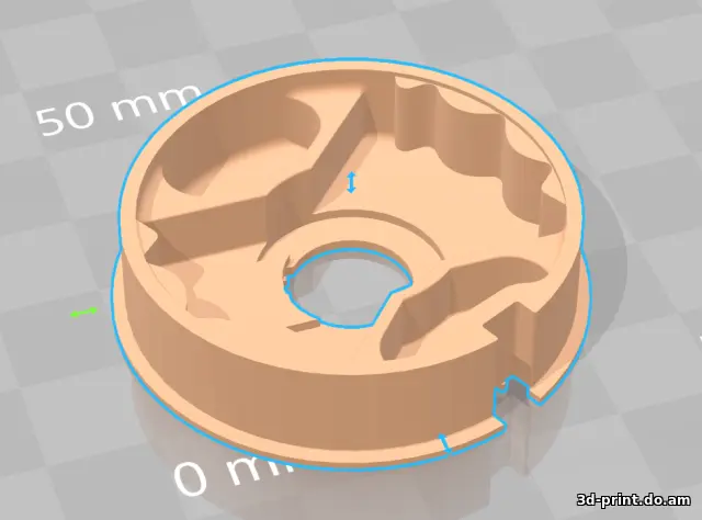 3D-модель "Фиксатор переключателя света bmw 3 e36"