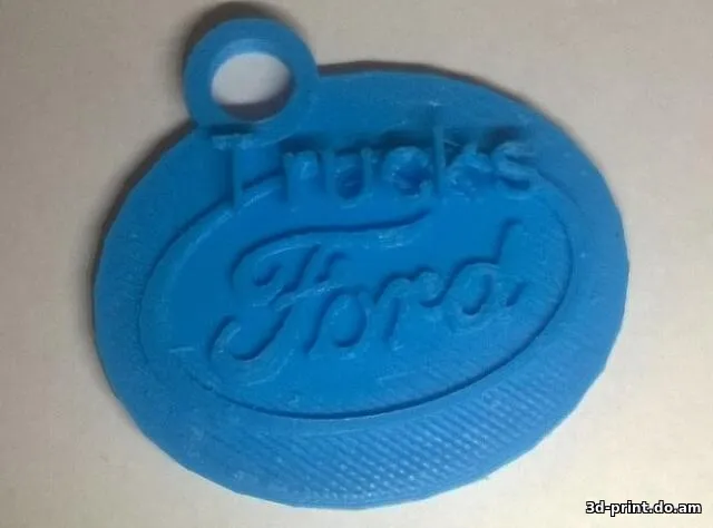 3D-модель "Брелок для ключей ford"