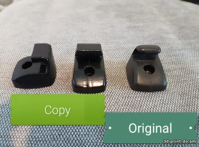 3D-модель "Крепление козырька от солнца в салоне SUZUKI-ESKUDO TD01W"