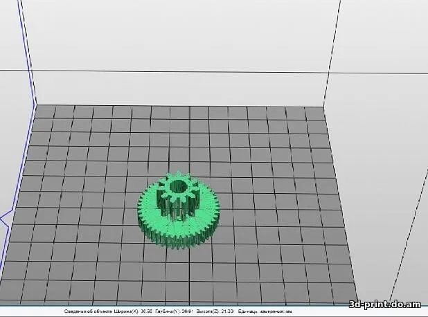 3D-модель "Шестеренка дроселя toyota caldina"