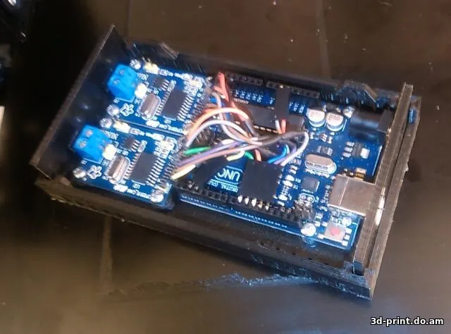 3D-модель "Корпус для Arduino и двух CAN шильдов"