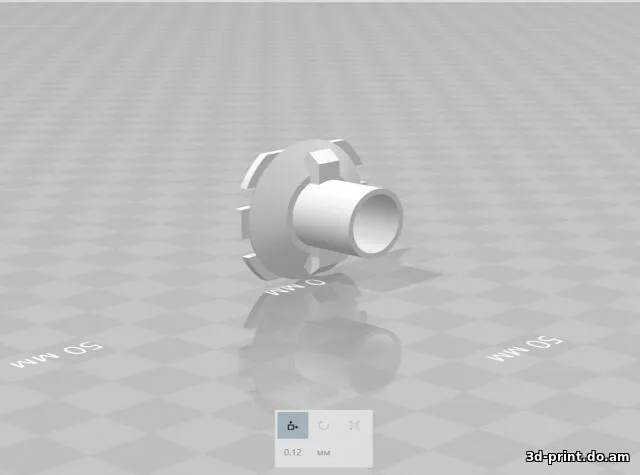 3D-модель "Заглушка крышки BMW M50-M52"