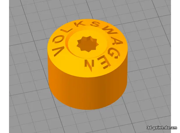 3D-модель "Колпачки на Колесный болты Volkswagen"