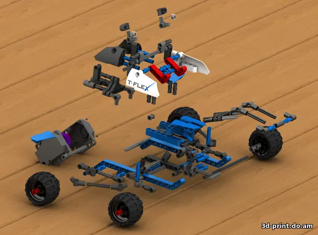 3D-модель "Машина (Lego Technic 42010)"