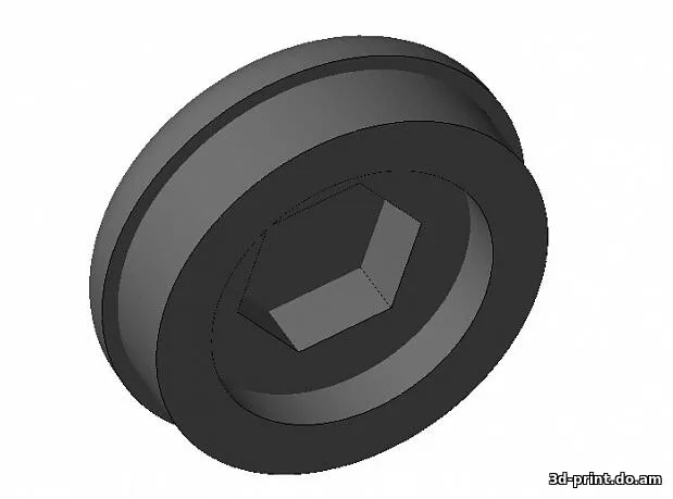 3D-модель "Заглушка стеклоочистителя ветрового стекла Уаз Патриот"