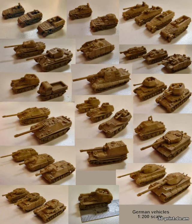 3D-модель "Танки и траспорт: 1944-45"