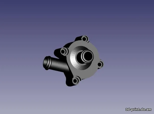 3D-модель "Крышка автомобильной, дополнительной помпы"
