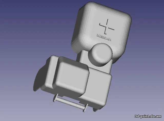 3D-модель "Крышка клеммы на плюсовой контакт аккумулятора Nissan"