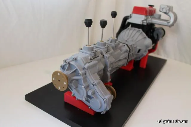 3D-модель "Раздаточная коробка 4WD"