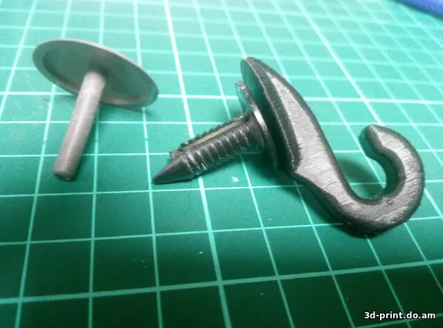 3D-модель "Вешалка крючок в ГАЗель"