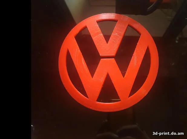 3D-модель "Эмблема на решетку радиатора Volkswagen LT без проставки"