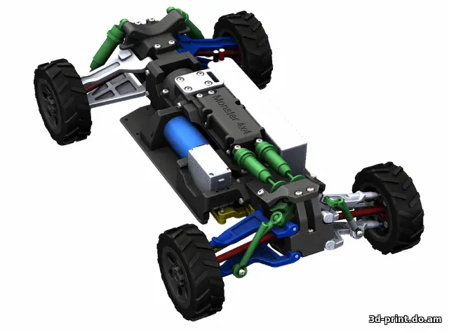 3D-модель "Monster 4_4 1:10"