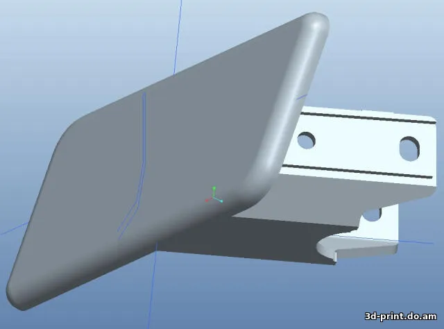 3D-модель "Заглушка на форсунку омывателя фары Nissan Almera N16 (рестайл)"