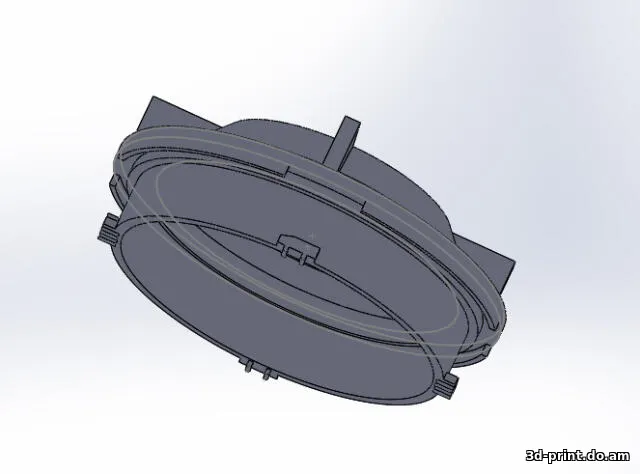 3D-модель "Крышка защиты фар Hyundai Elantra 2011-2016г. под галогенные лампочки"