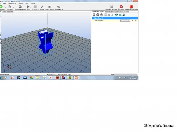 3D-модель "Фиксатор опоры капота Nissan Qashqai 2009"