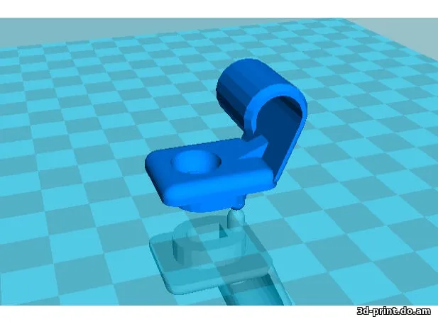 3D-модель "Крепление козырька ваз 2109"