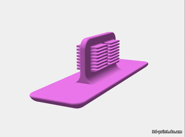 3D-модель "Chery Amulet клипса капота"