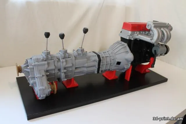 3D-модель "Раздаточная коробка 4WD"