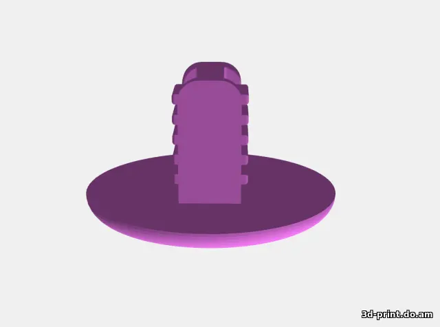 3D-модель "Chery Amulet клипса задней крышки"