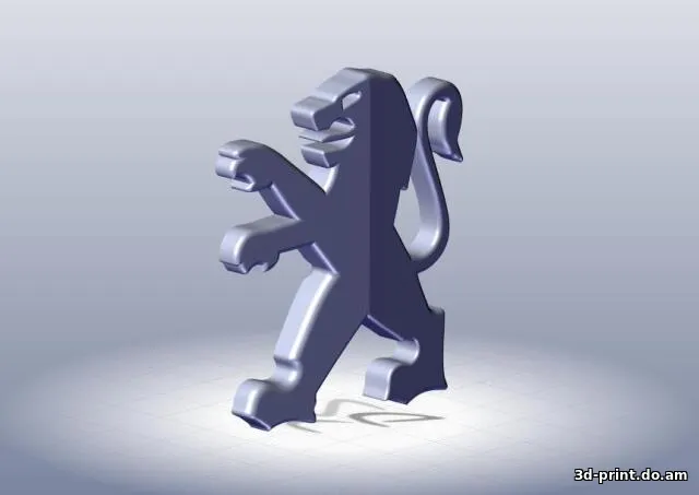 3D-модель "Значок Peugeot"