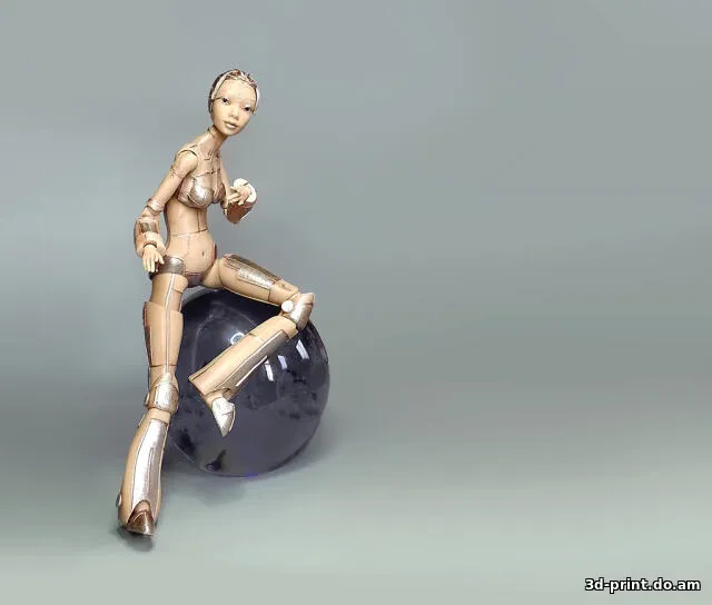 3D-модель "Робот девушка - Robotica"