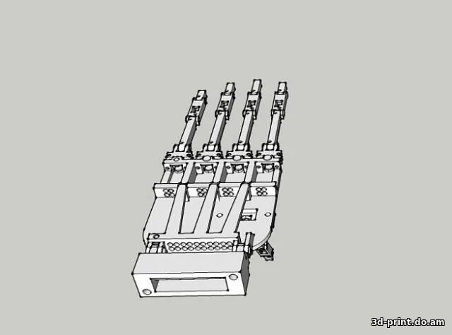 3D-модель "Механические кисти"