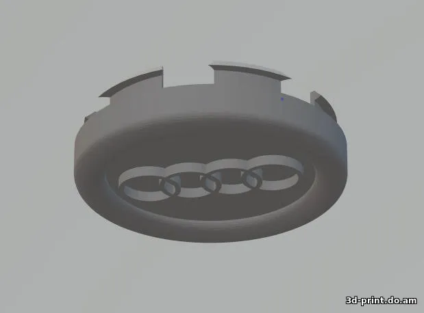 3D-модель "Audi заглушка дисков R18"