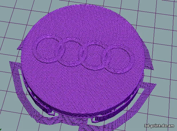 3D-модель "Заглушка на колеса audi 80" — STL модель для 3D-печати