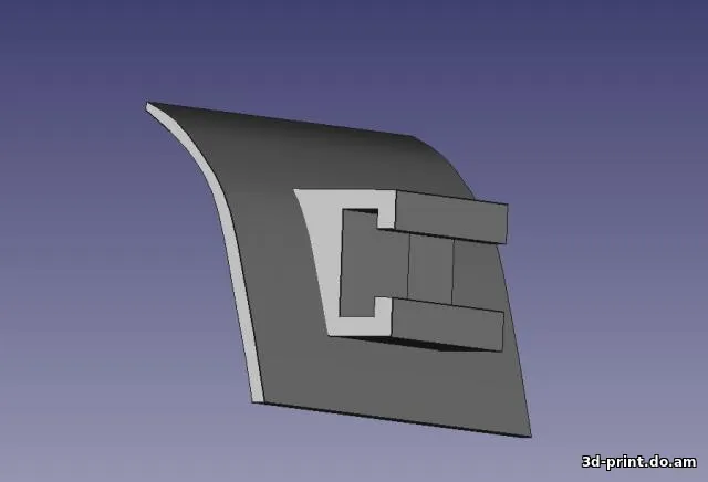 3D-модель "Спойлер на дворник"