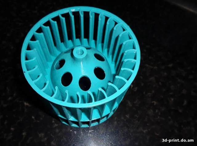 3D-модель "Крыльчатка печки ваз 2108-2115"