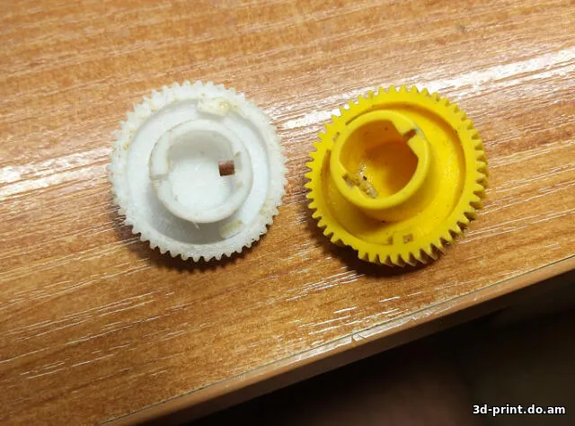 3D-модель "Шестерни блока управления заслонками печки KIA CEED"