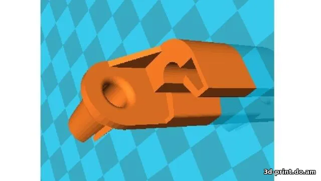 3D-модель "Скоба крепления упора капота Lada Vesta"