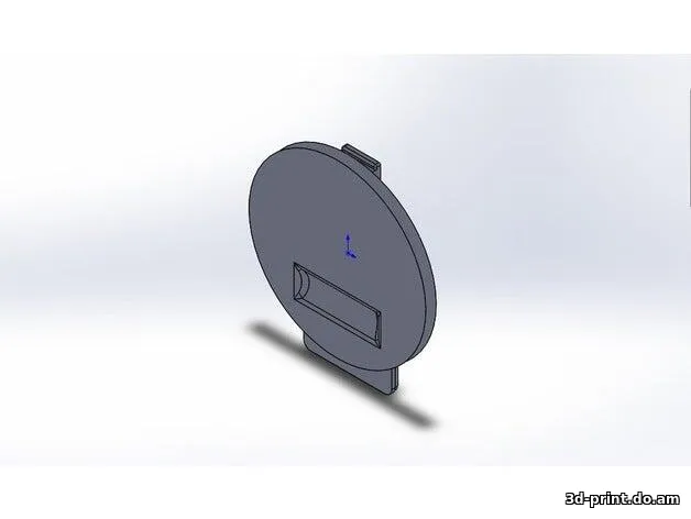 3D-модель "Заглушка заднего бампера Opel Astra H"