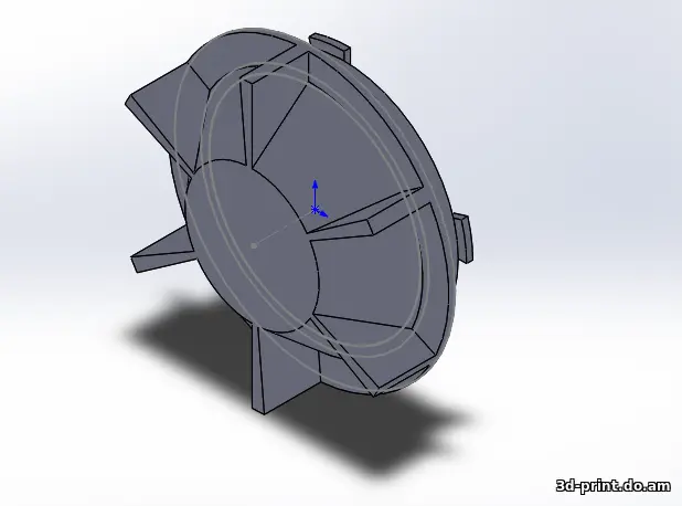 3D-модель "Крышка ПТФ Opela Astra H"