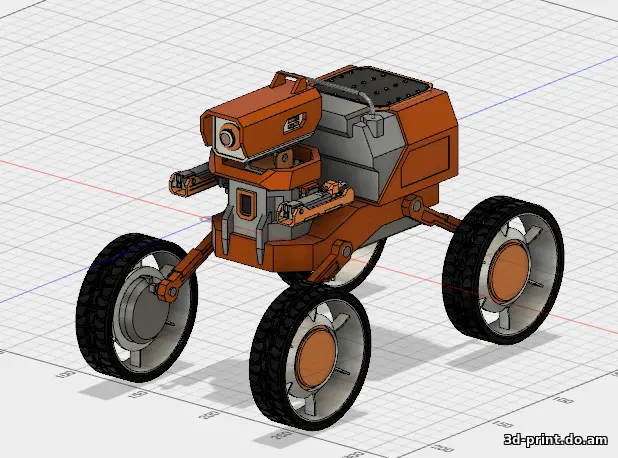 3D-модель "Ровер-марсоход"