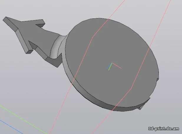 3D-модель "Заглушка обивки передней двери LADA Vesta/Веста"