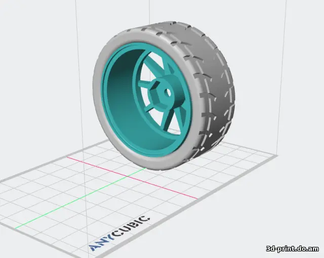 3D-модель "Колесо 65 мм."