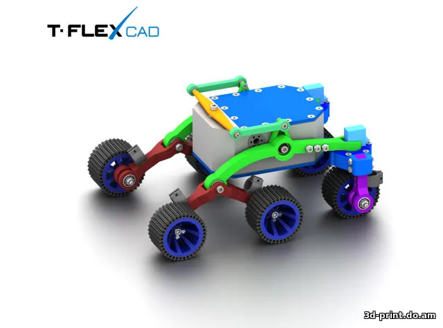 3D-модель "Марсоход YADRO"