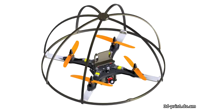 3D-модель "Модель на базе БВС Пионер Базовый KROT by Dinistor"