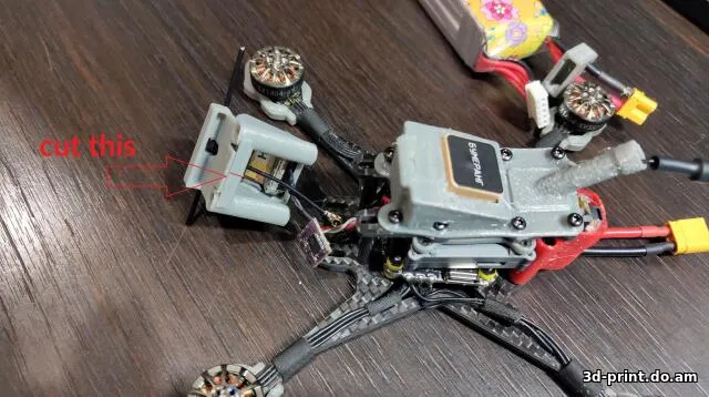 3D-модель "CRUX35HD DJI O4 крепления\маунты"