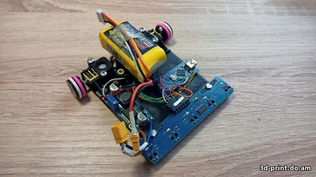 3D-модель "Гоночный робот по линии или line follower"