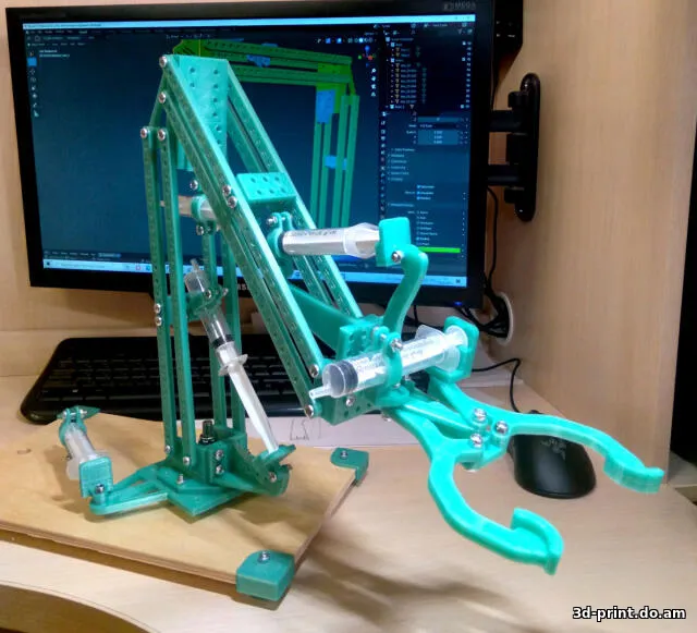 3D-модель "Роботизирована гидравлическая рука"